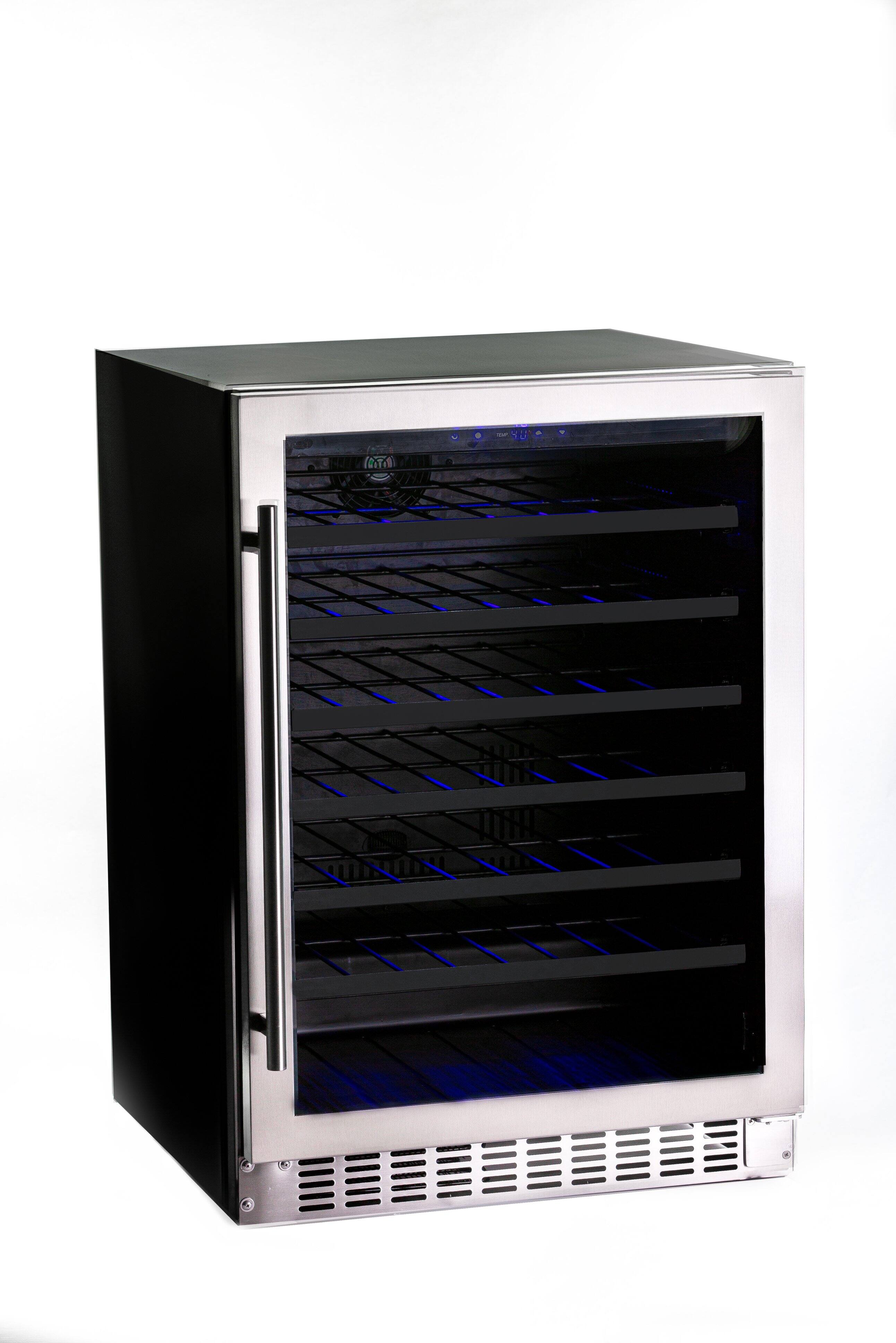 Back. Azure - Built-In Wine Center - Glass Door w/ Stainless.