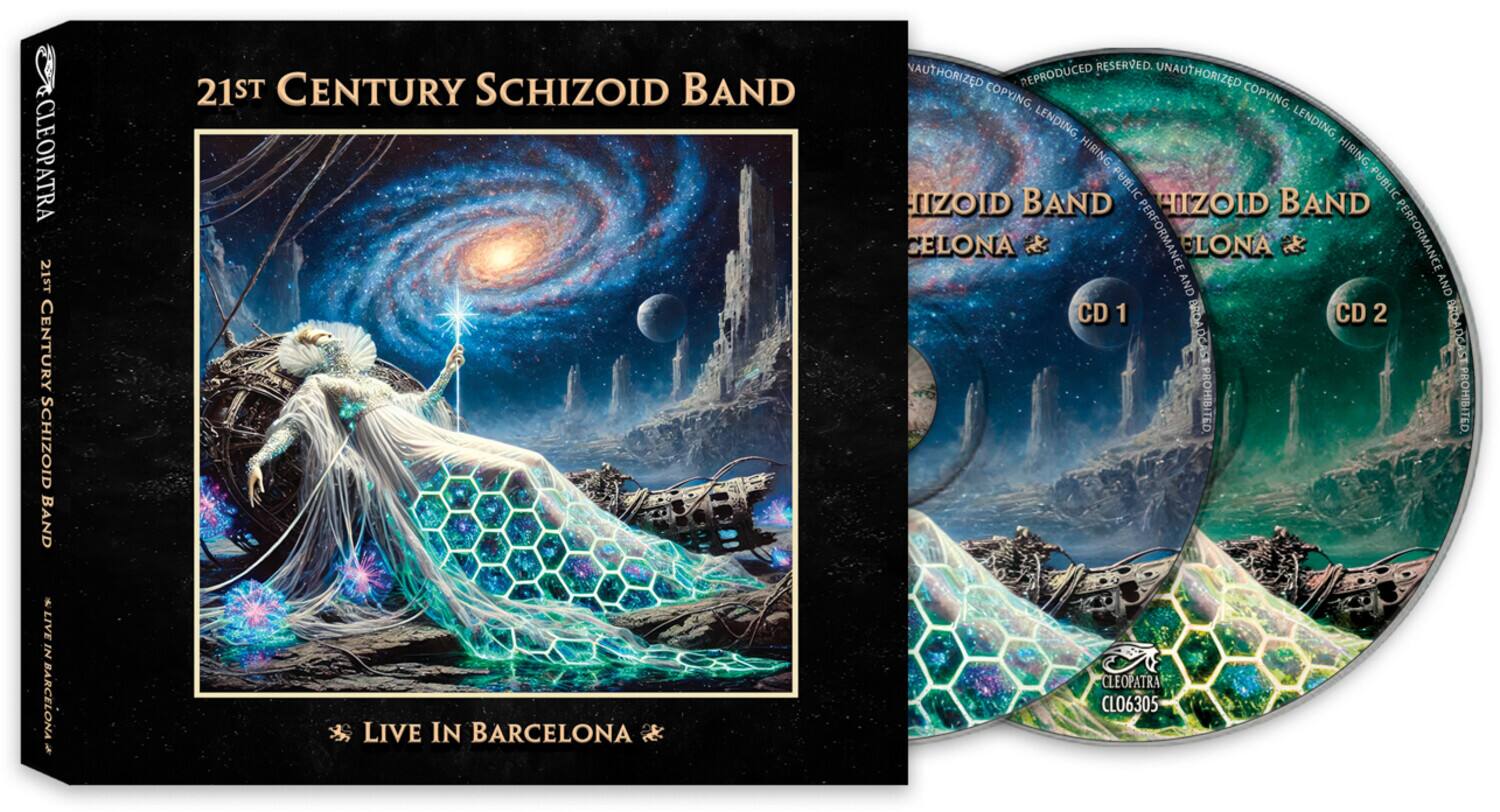 21st Century Schizoid Band  
Live in Barcelona  

CD 1  
CD 2  

Unauthorized reproduction, copying, lending, hiring, public performance, and broadcasting prohibited.  

CLEOPATRA  
CLO6305