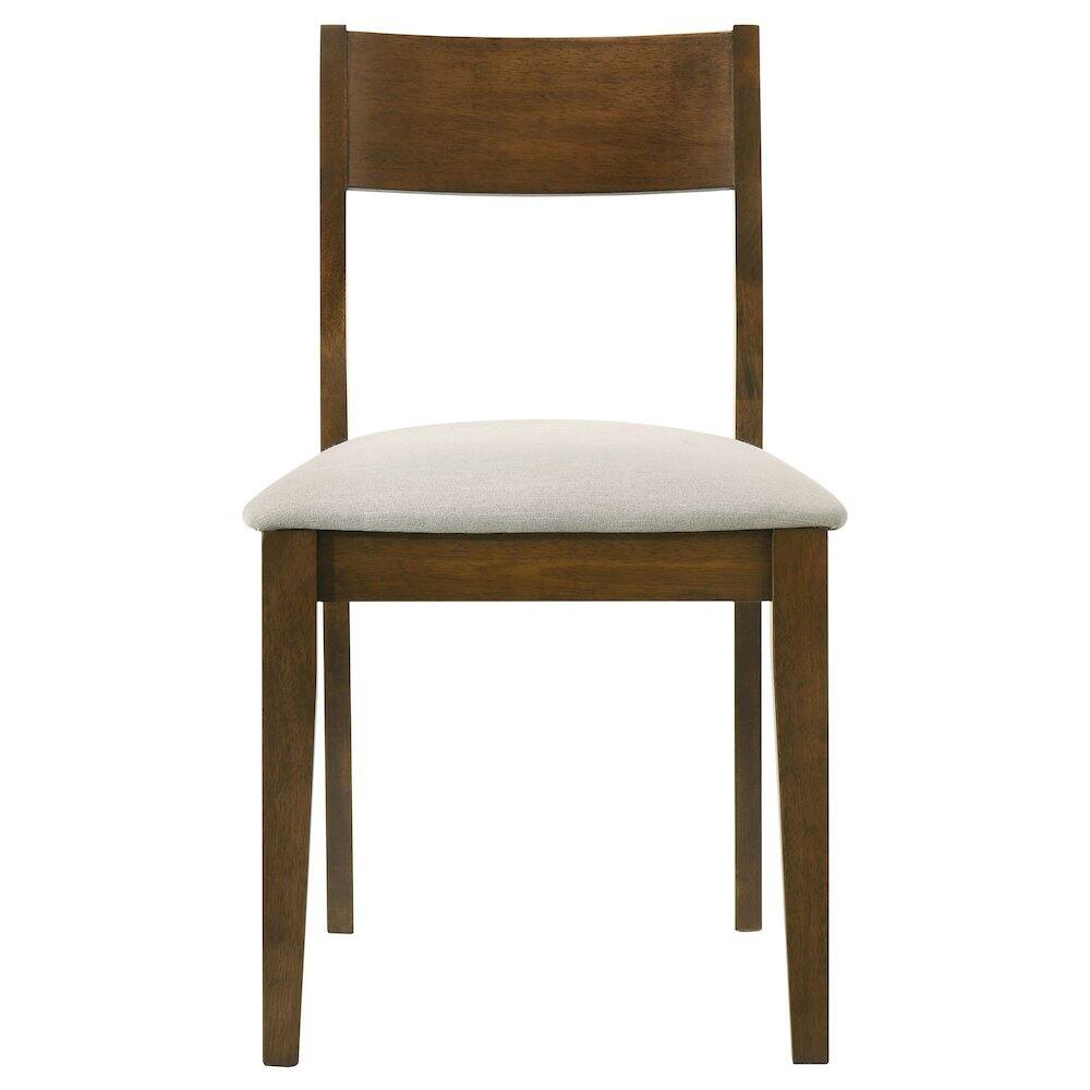 Alt View 3. Coaster Co. of America - Almonte Dining Chair Upholstered Seat Dark Brown (Set of 2) - Brown.