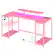Alt View 11. Bestier - Bestier Gaming Desk with LED Display Stand and Storage Space - 63" wide - Pink.