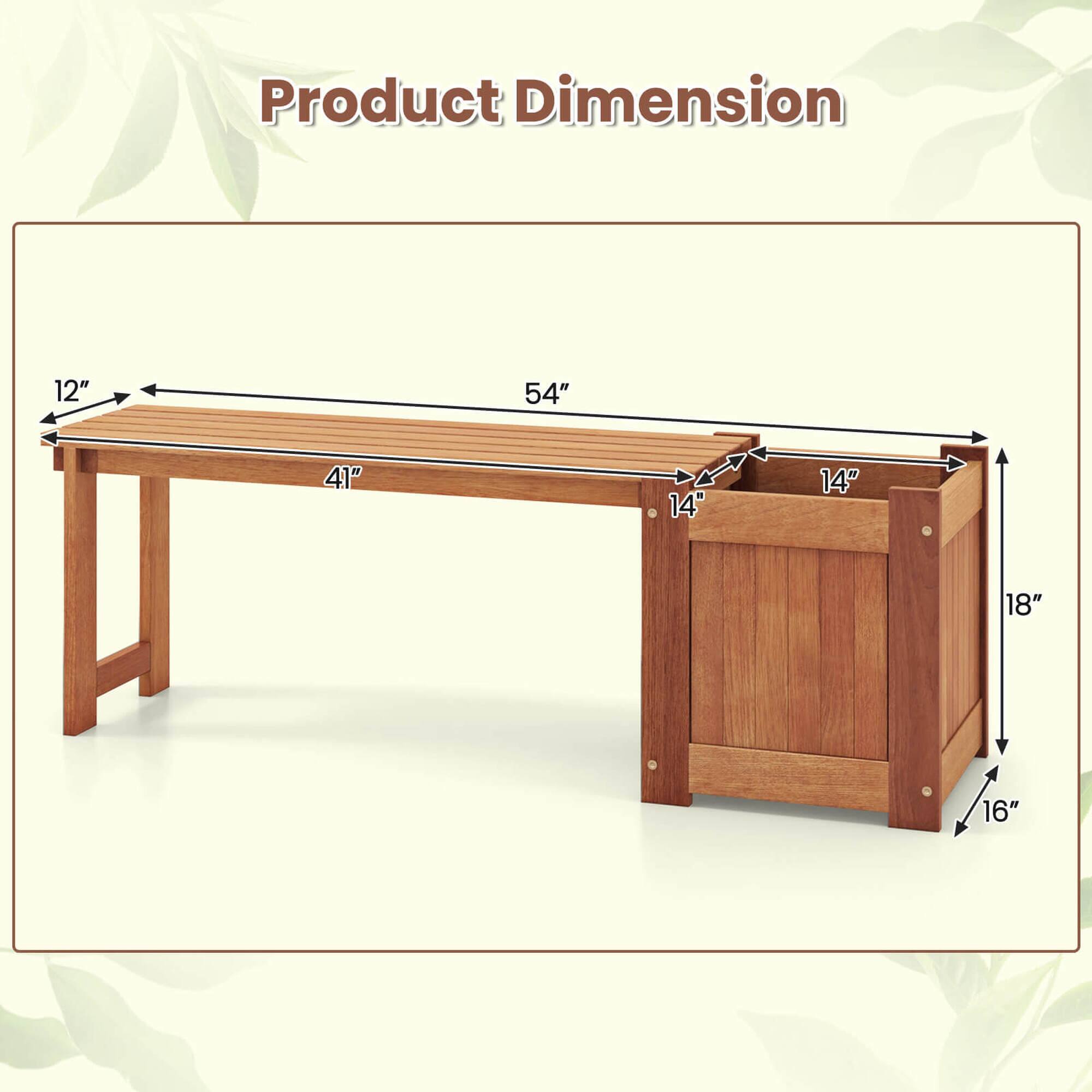 Product Dimension: 12" x 54" x 41" x 14" x 14" x 18" x 16"