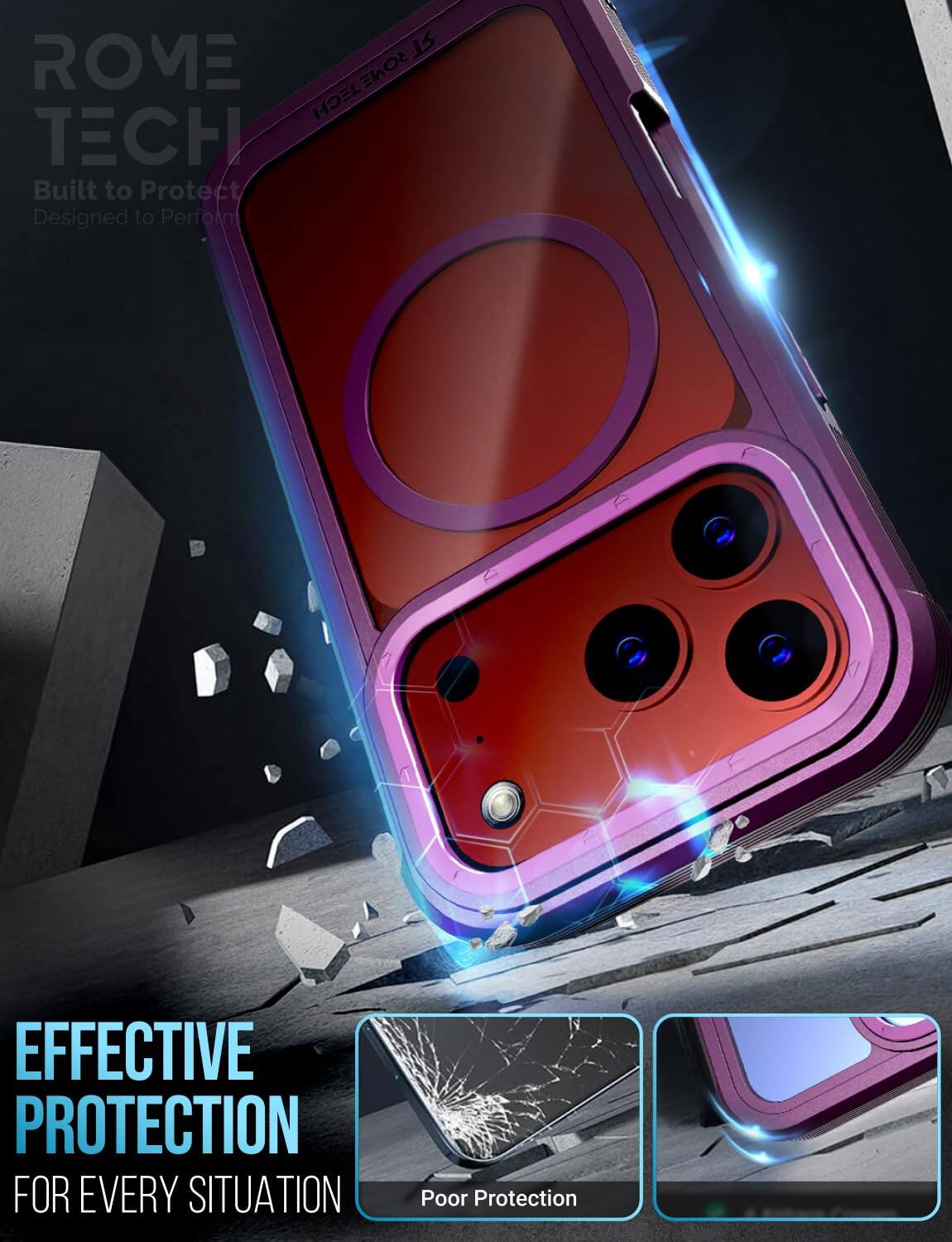 ROME TECH  
Built to Protect  
Designed to Perform  

EFFECTIVE PROTECTION FOR EVERY SITUATION  
Poor Protection