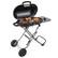 Angle. Costway - Portable Propane Grill Folding Gas Grill Griddle with Wheels & Side Shelf - Black.