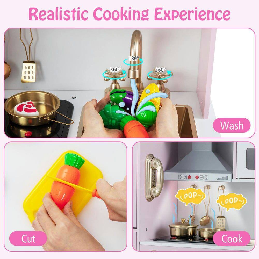 Realistic Cooking Experience

- Wash
- Cut
- Cook