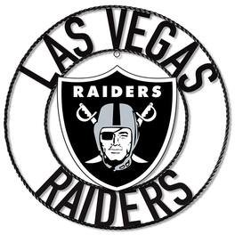 Imperial - Las Vegas Raiders 24'' Wrought Iron Wall Art - Multicolor