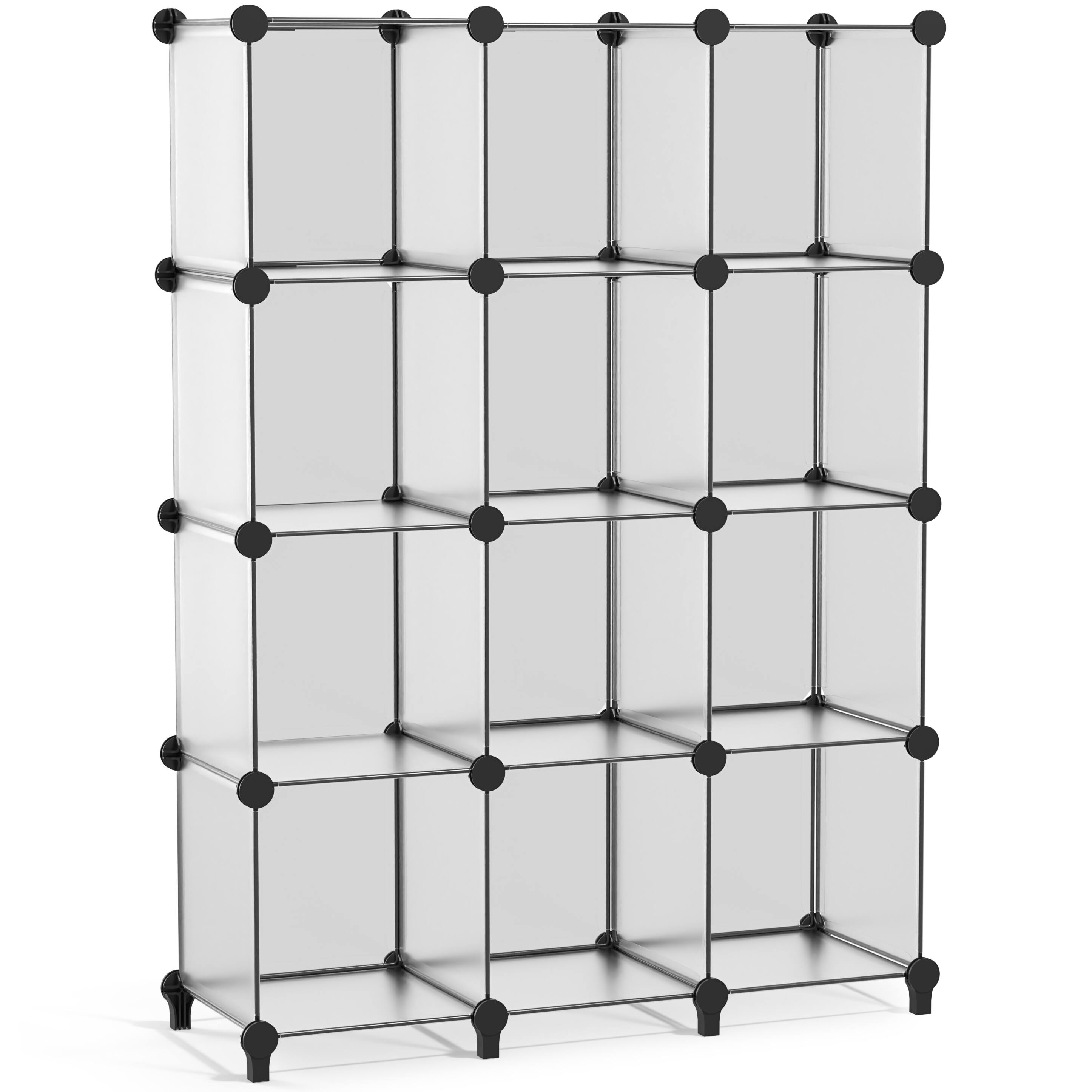 Sorbus - 12 Cube Storage Organizer –Waterproof Cubby Shelf - Closet, Toys, Books, Shoes, Décor –Bedroom, Living Room, Kids - Clear price history on PriceWatchPro