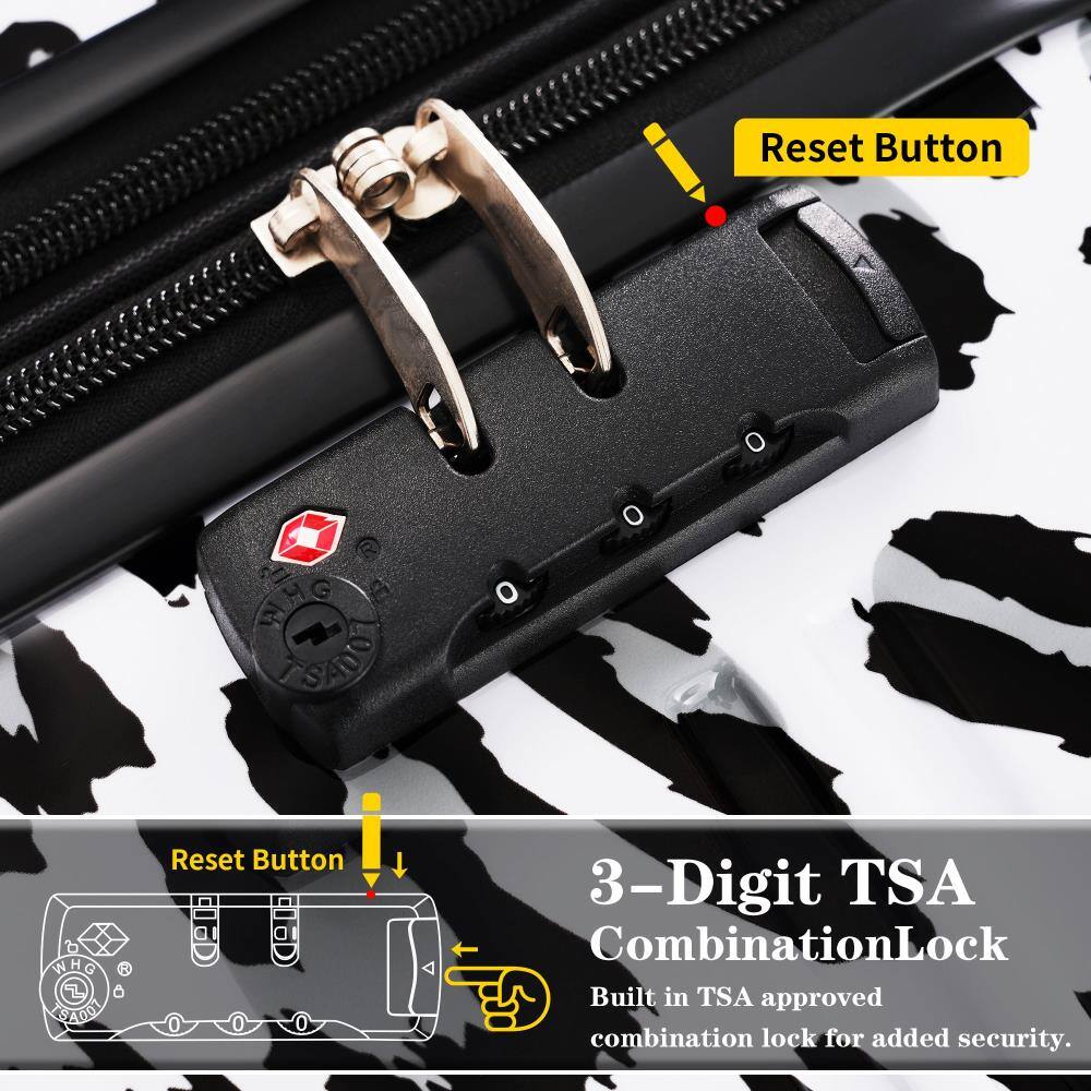 Reset Button

3-Digit TSA Combination Lock

Built-in TSA approved combination lock for added security.