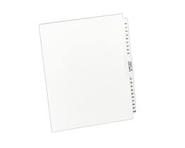 Avery - Premium Collated Legal Paper Dividers, 76-100 & Table of Content Tabs, Style, Letter Size - White