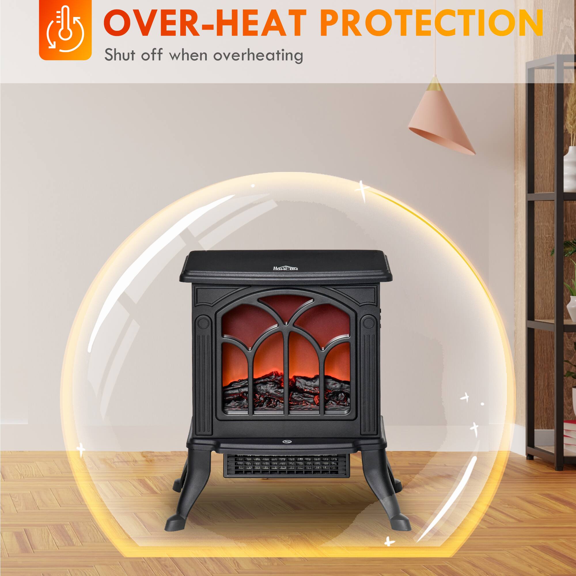 OVER-HEAT PROTECTION  
Shut off when overheating