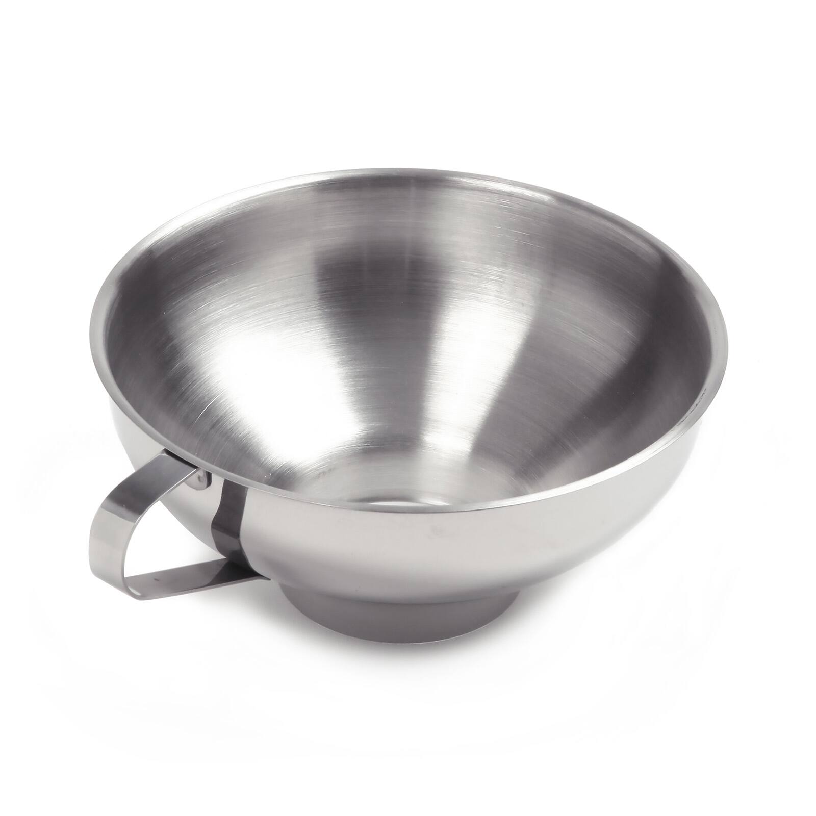 Front. Norpro - Heavy Duty Stainless Steel Wide Mouth Canning Funnel, 5.5-Inch - Silver.