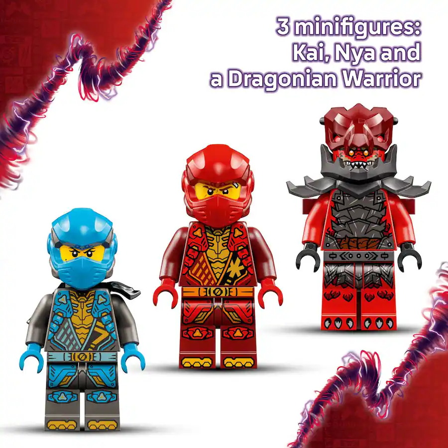 LEGO NINJAGO Kai's Mech Storm Rider Action Figure Building Toy 71830 ...