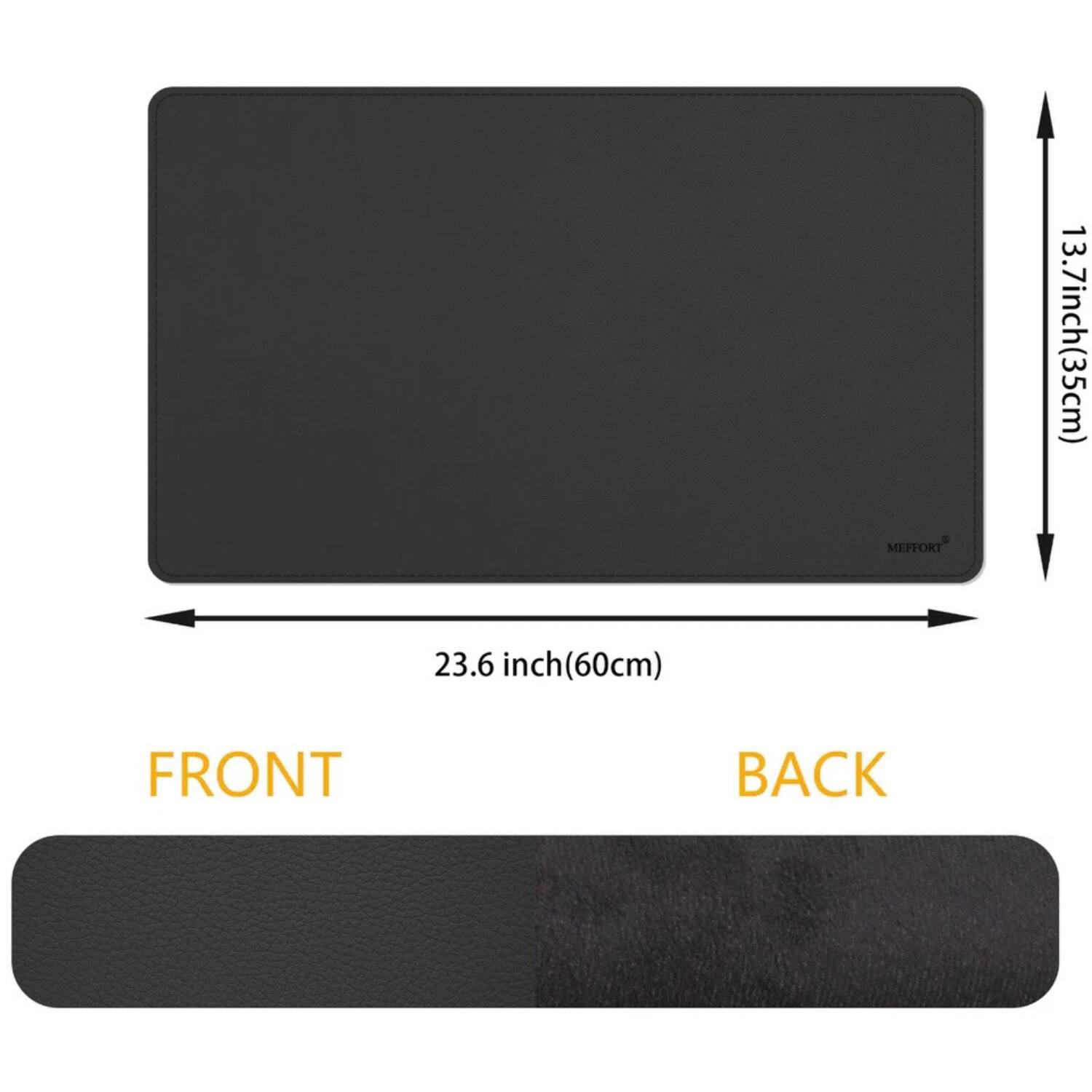 MEFFORT  
13.7 inch (35 cm)  
23.6 inch (60 cm)  

FRONT  
BACK