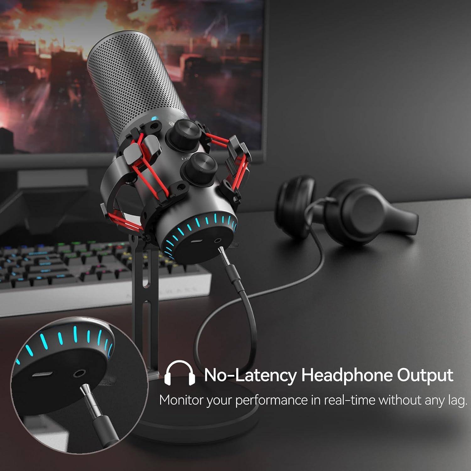 No-Latency Headphone Output  
Monitor your performance in real-time without any lag.