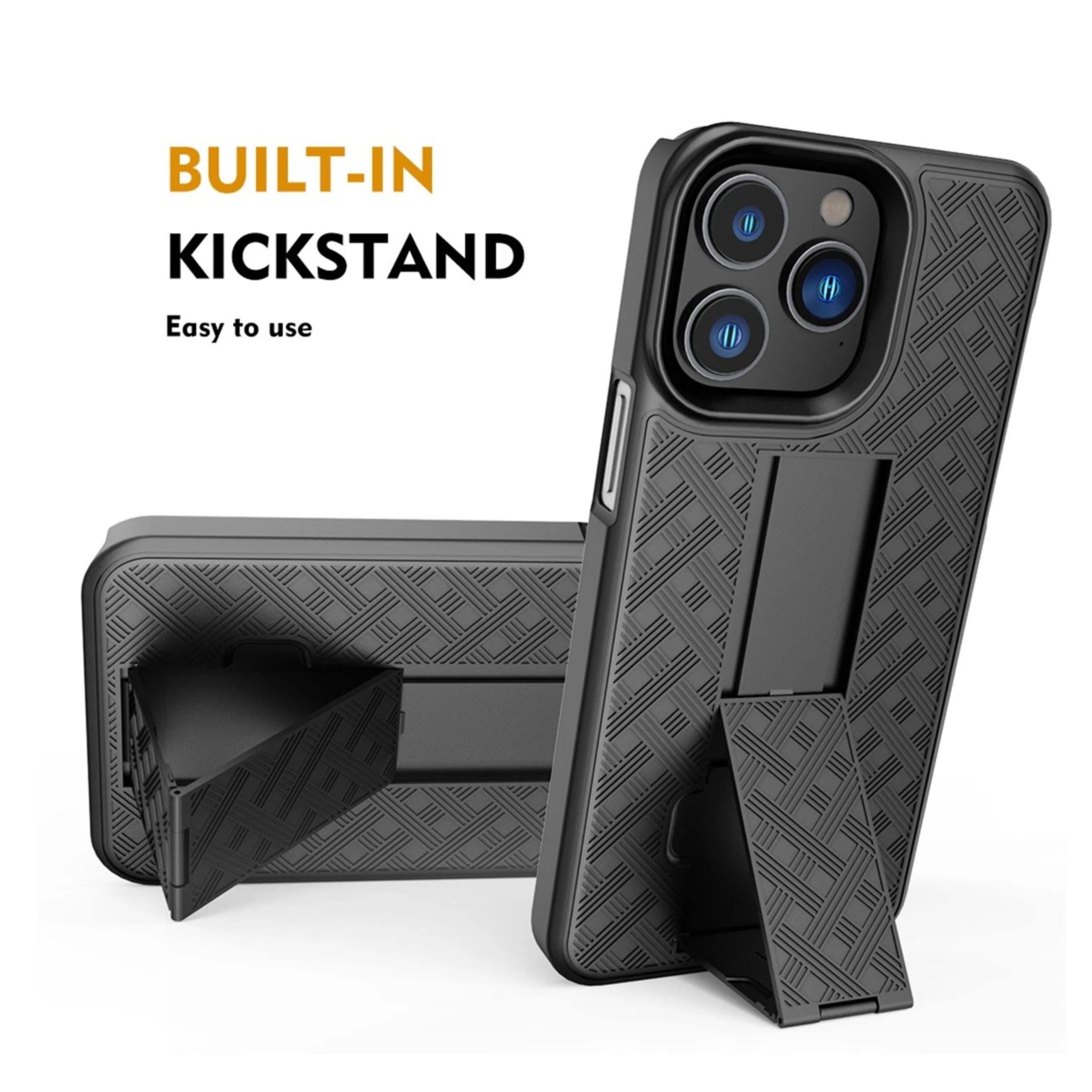 BUILT-IN KICKSTAND  
Easy to use