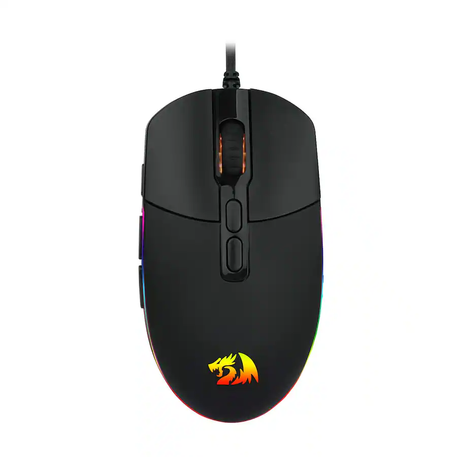 Optical Button REDRAGON M719 RGB INVADER Wired Optical Gaming Mouse, 7 Programmable ...