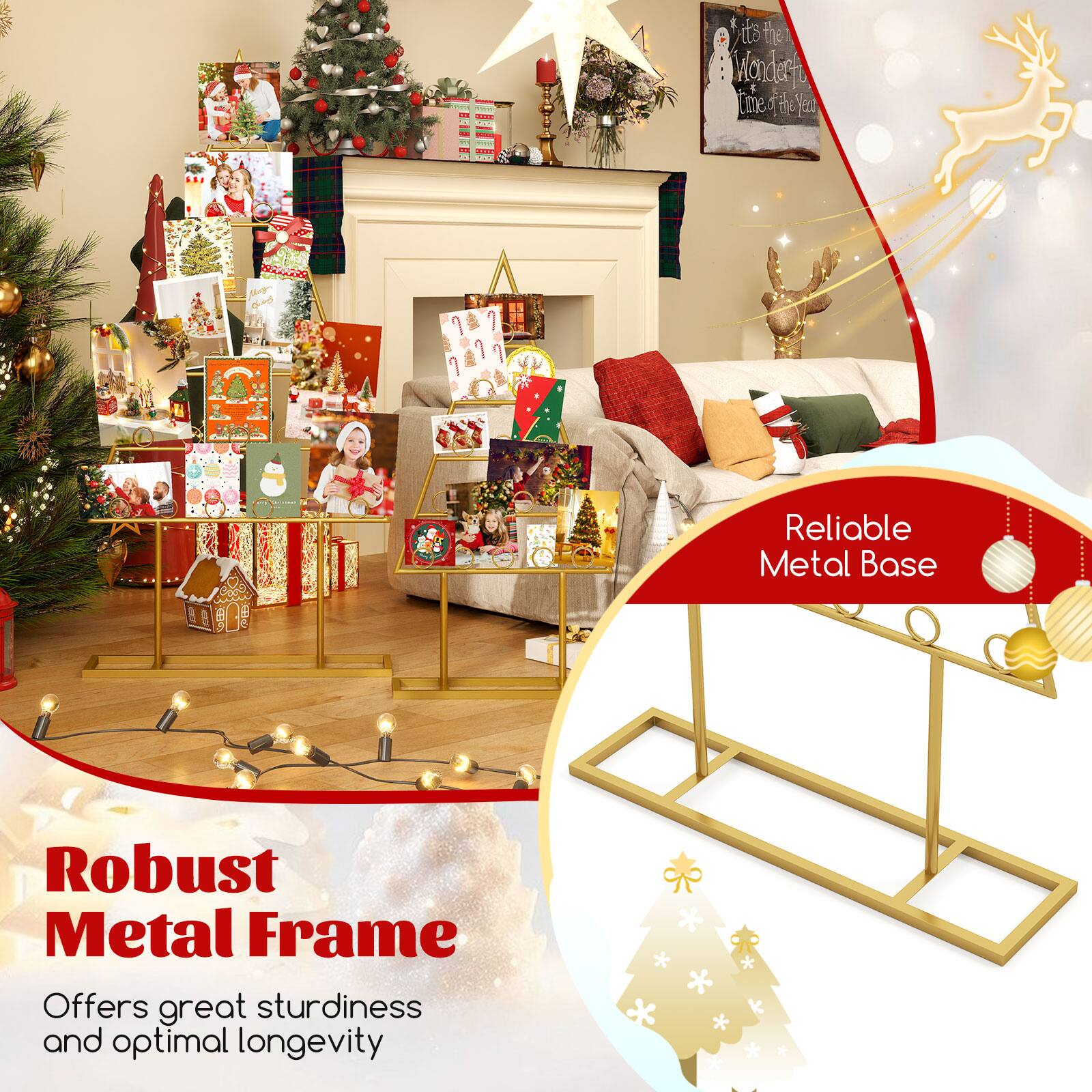 It's the Wonderful Time of the Year

Reliable Metal Base

Robust Metal Frame
Offers great sturdiness and optimal longevity