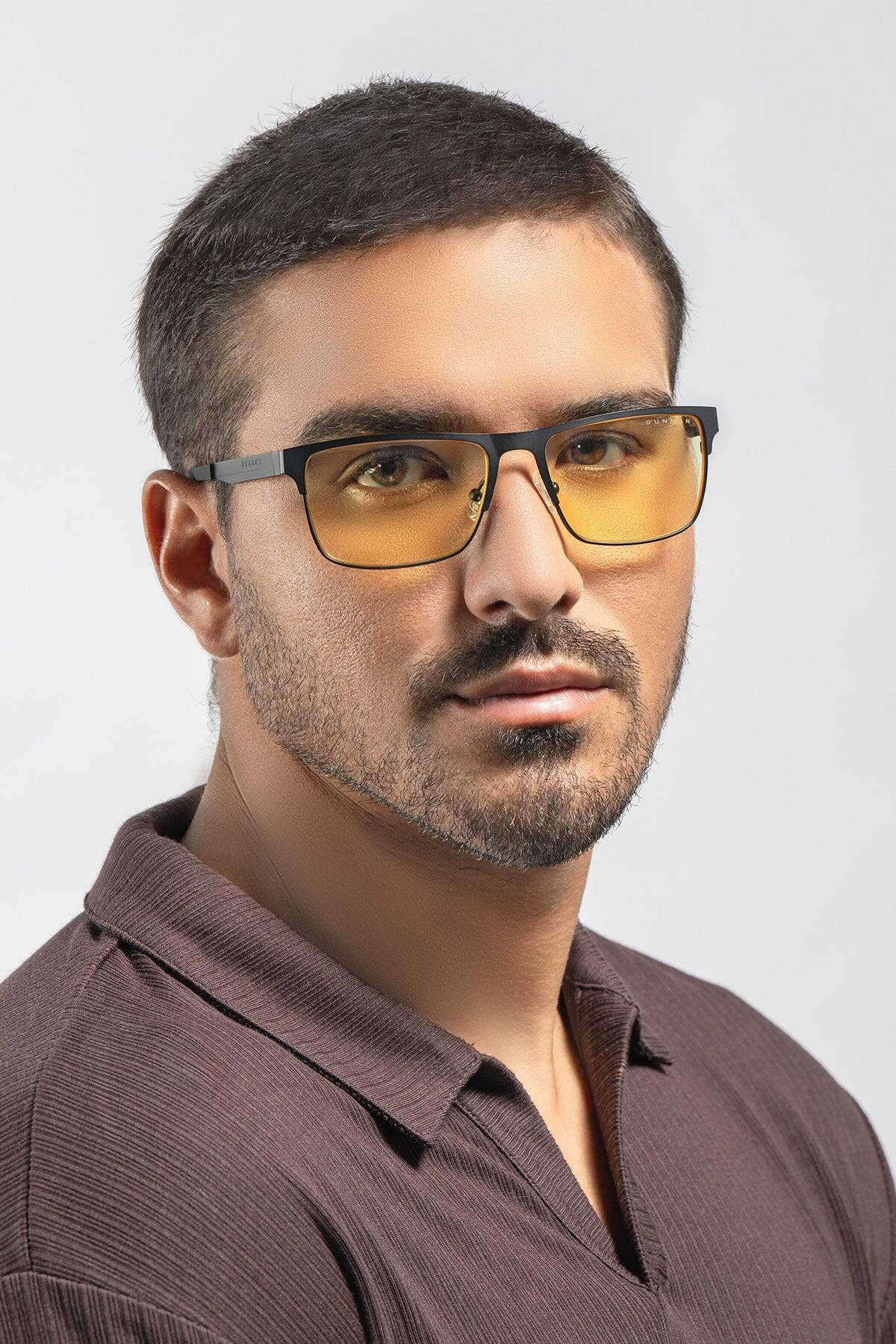 Alt View 2. GUNNAR - GUNNAR Computer Glasses  -  Pendleton, Moss, Amber Lens - Blue Light Blocking, Relieve Dry Eye, Anti Glare - Moss.