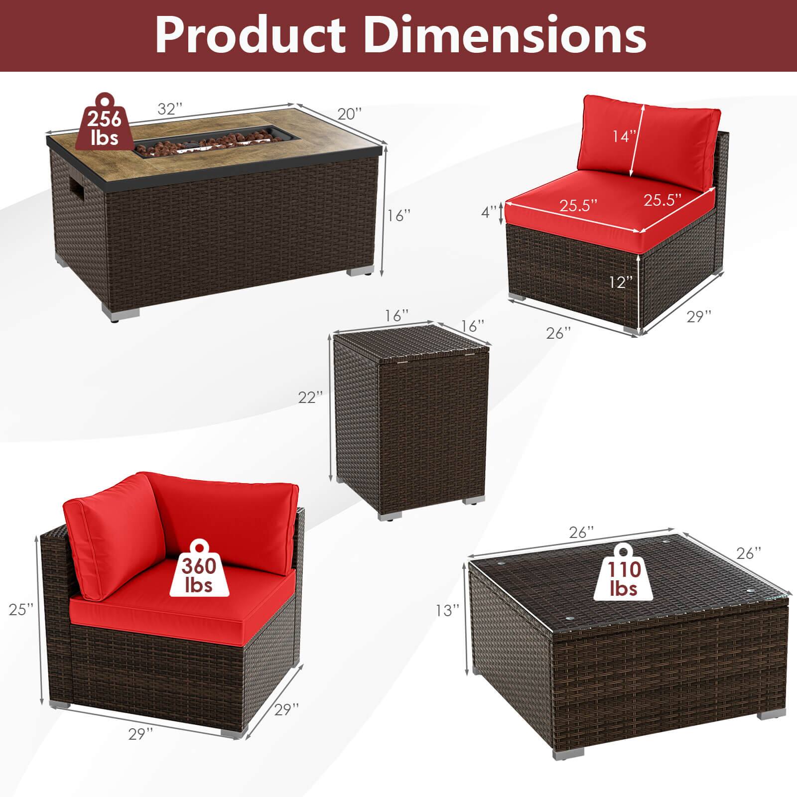 Product Dimensions

- 256 lbs
  - 32" x 20" x 14" x 16" x 4" x 25.5" x 25.5" x 12" x 16" x 16" x 26" x 29" x 22" x 25"

- 360 lbs
  - 29" x 29" x 25" x 14" x 25.5" x 25.5" x 12" x 26"

- 110 lbs
  - 26" x 26" x 13"