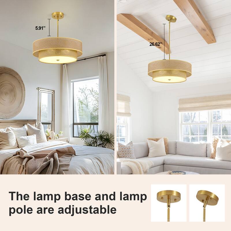 5.91" 26.62" The lamp base and lamp pole are adjustable