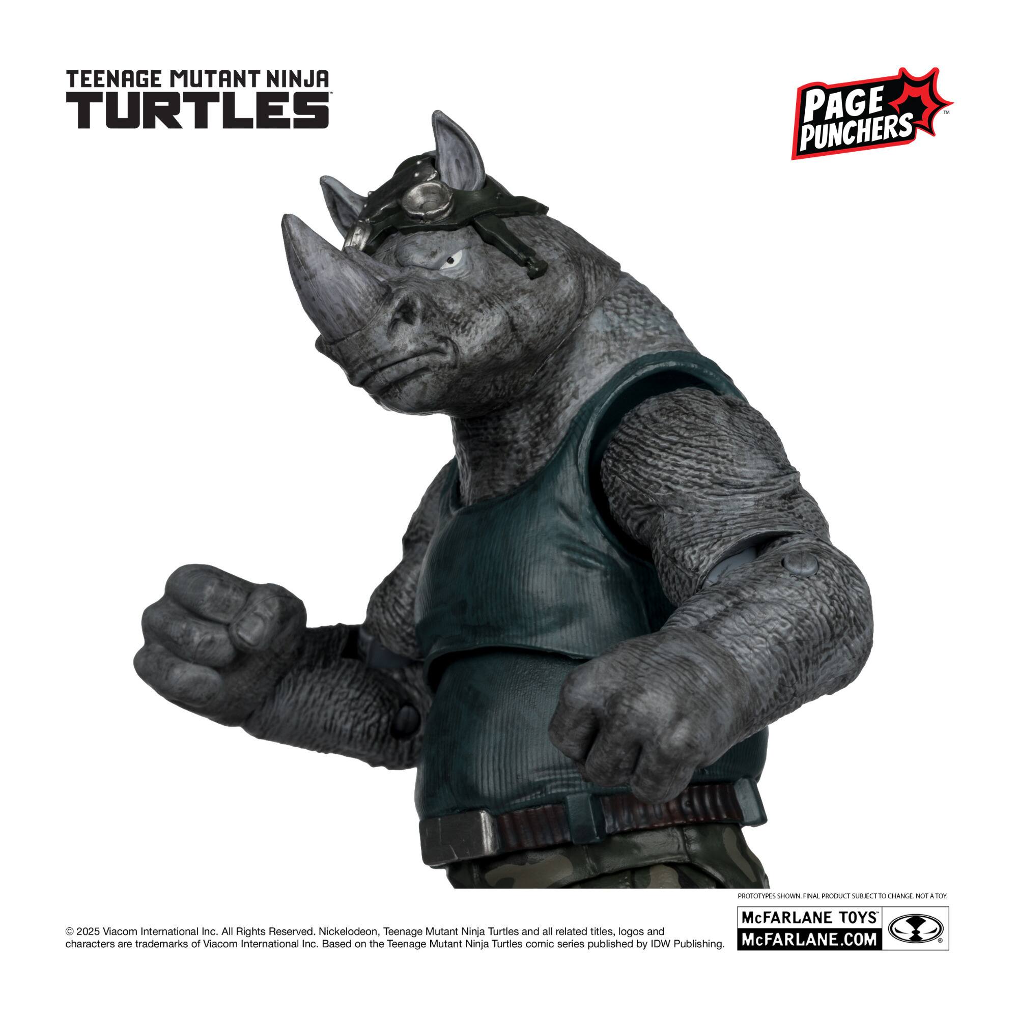 TEENAGE MUTANT NINJA TURTLES PAGE PUNCHERS

© 2025 Viacom International Inc. All Rights Reserved. Nickelodeon, Teenage Mutant Ninja Turtles and all related titles, logos and characters are trademarks of Viacom International Inc. Based on the Teenage Mutant Ninja Turtles comic series published by IDW Publishing.

McFARLANE TOYS
McFARLANE.COM