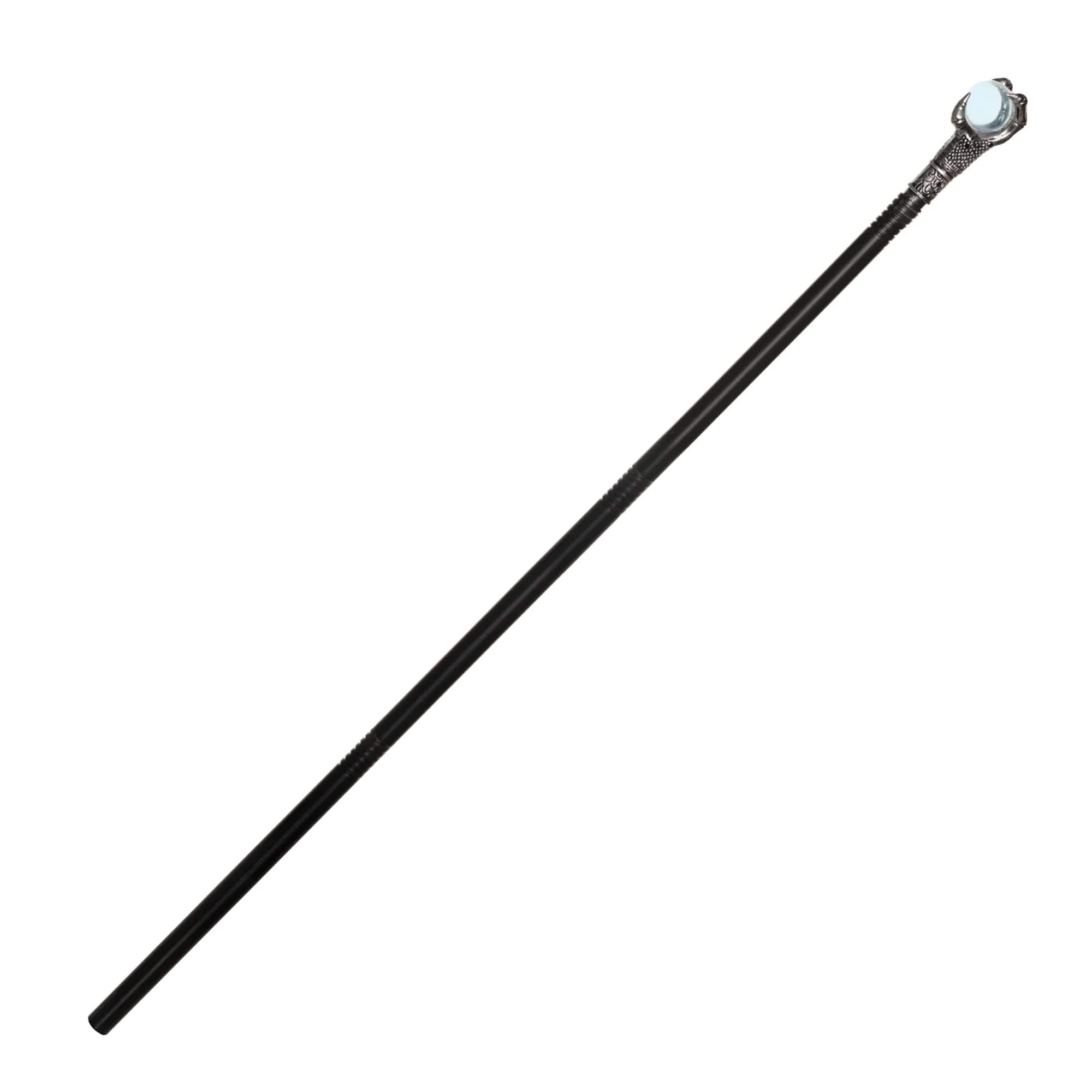 Underwraps - Dragon Crystal Ball Claw Plastic Cane Adult Costume Accessory - Black
