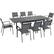 Alt View Zoom 19. Hanover - Cameron 9-Piece Expandable Dining Set with 8 Sling Dining Chairs and a 40" x 94" Table - Gray/Gray.