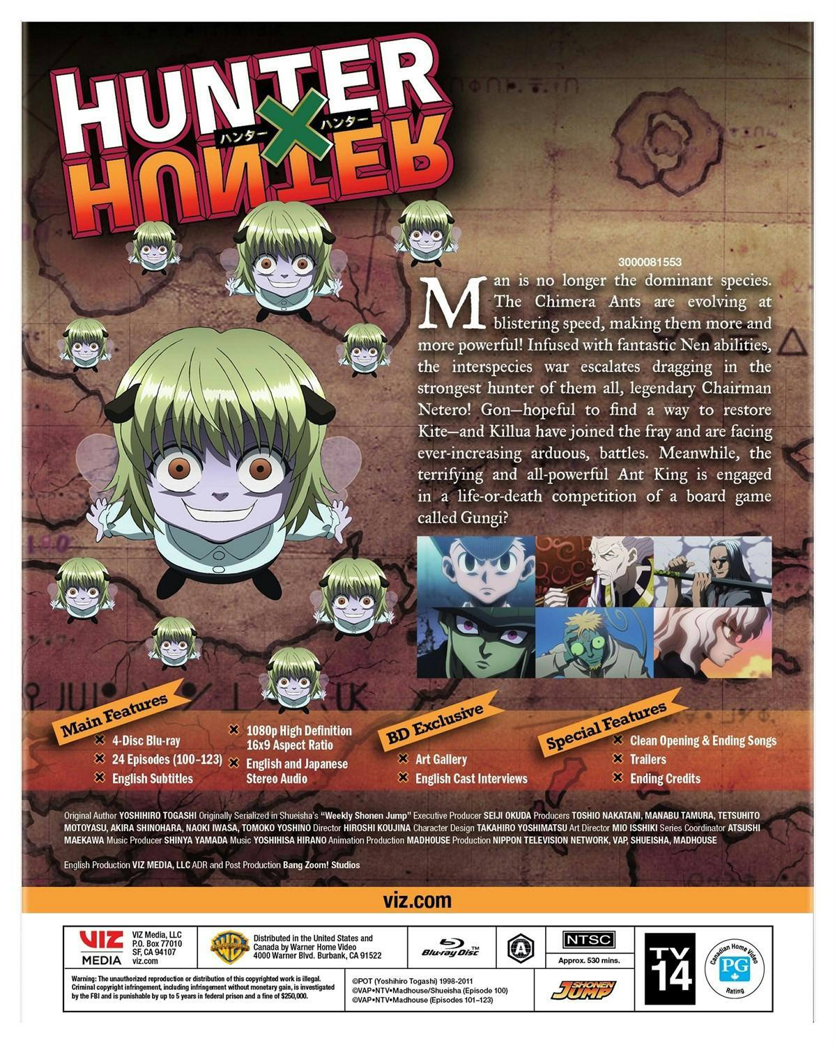 Back. Hunter X Hunter: Set 6 (Blu-ray Set) [Blu-ray].