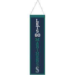 WinCraft - Seattle Mariners 8" x 32" Slogan Wool Banner - Multicolor