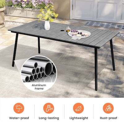 Aluminum Frame E  
Water-proof  
Long-lasting  
Lightweight  
Rust-proof