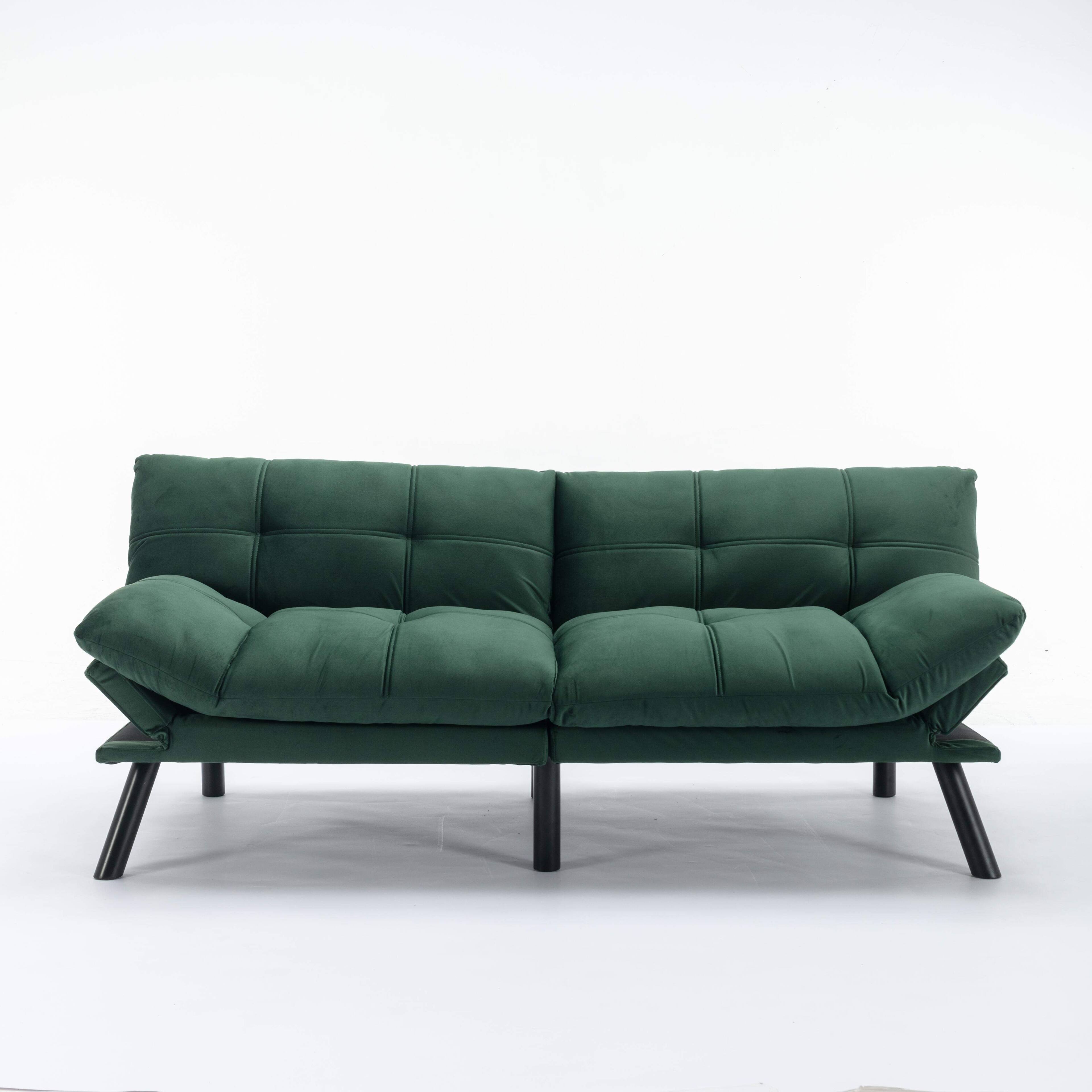 Angle. Roomtec - Emerald Convertible Folding Modern sofa Bed - Emerald.