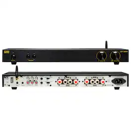 OSD Audio - XMP100 GEN2 200W Class D Stereo Amplifier with A/B Speaker Switching and 24/192 USB Audio - Black