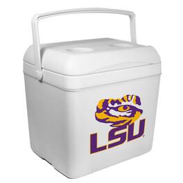Indigo Falls - LSU Tigers 24-Can Tailgate Cooler - White