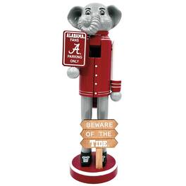 Santa's Workshop - Alabama Crimson Tide 12" Beware Nutcracker - Red