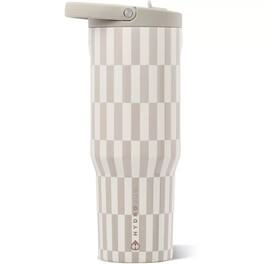 HydroJug - 32 oz Latte BPA Free Sports Water Bottle w/Straw - Beige
