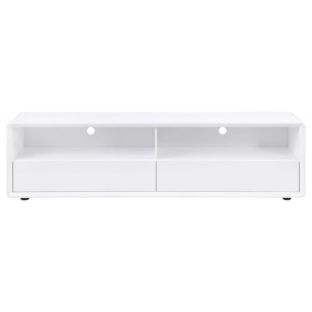 Alt View 2. Coaster Co. of America - Ellice 71-inch TV Stand Media Console White - White.