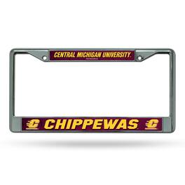 Rico Industries - Central Michigan Chippewas Chrome Metal License Plate Frame - Multi