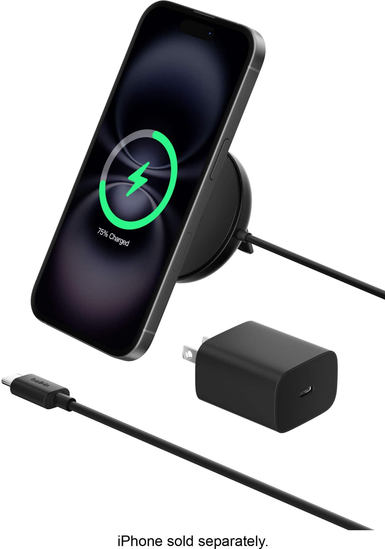 75% Charged. iPhone sold separately.