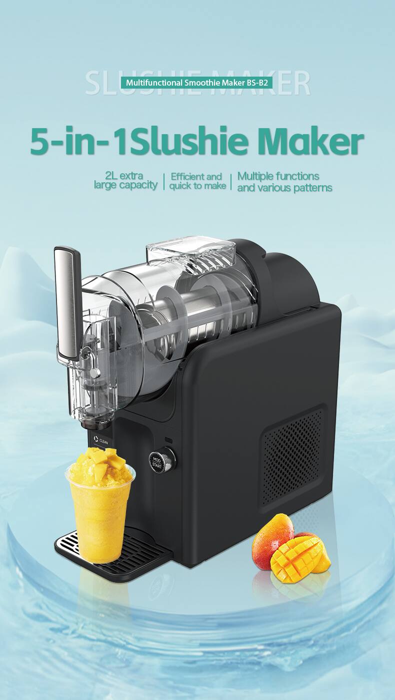 SL Multifunctional Smoothie Maker BS-B2  
5-in-1 Slushie Maker  
2L extra large capacity | Efficient and quick to make | Multiple functions and various patterns
