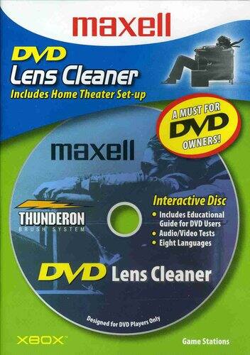 Maxell - 190059 DVD-LC DVD Laser Lens Cleaner - User Guide - Home Theater Set Up - CLEANERS - Multicolor