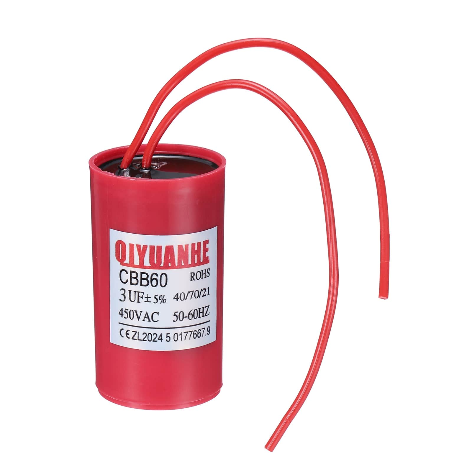Unique Bargains - 3uF CBB60 Run Capacitor, 450VAC Start/Run 50/60Hz for Refrigerator Motor Air Compressor Pump - Red price history on PriceWatchPro