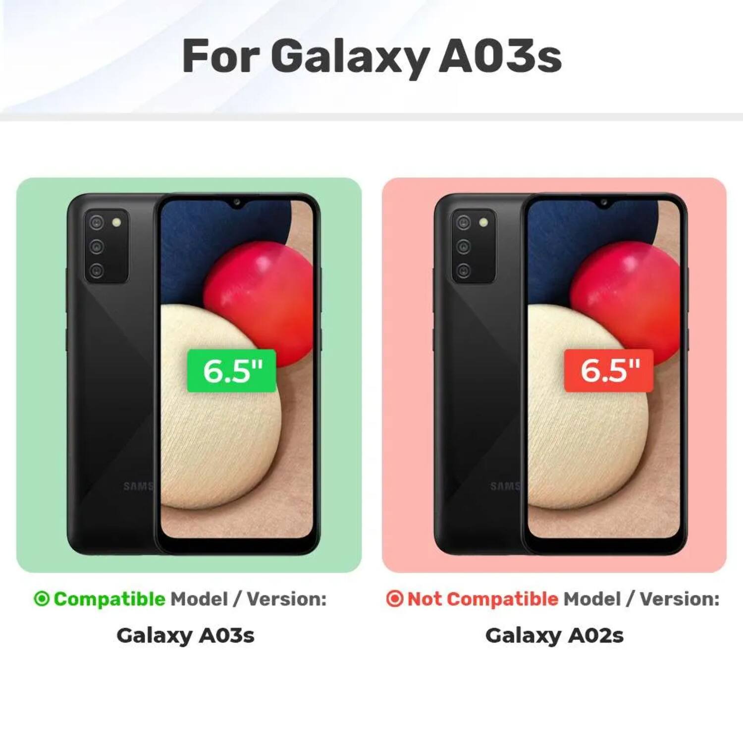 For Galaxy A03s

Compatible Model / Version: Galaxy A03s

Not Compatible Model / Version: Galaxy A02s