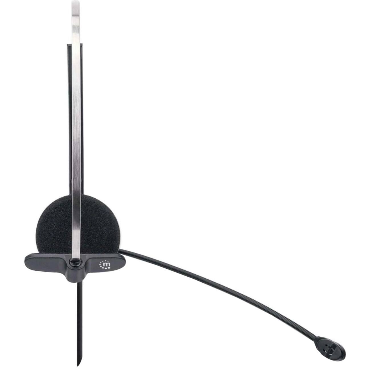 Alt View 6. Manhattan - MONO USB HEADSET - Unknown.