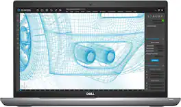 Dell - Precision 3561 15.6" Refurbished Laptop - Intel 11th Gen Core i7 with 32GB Memory - NVIDIA Quadro T1200 4GB - 512GB SSD - Dark Gray