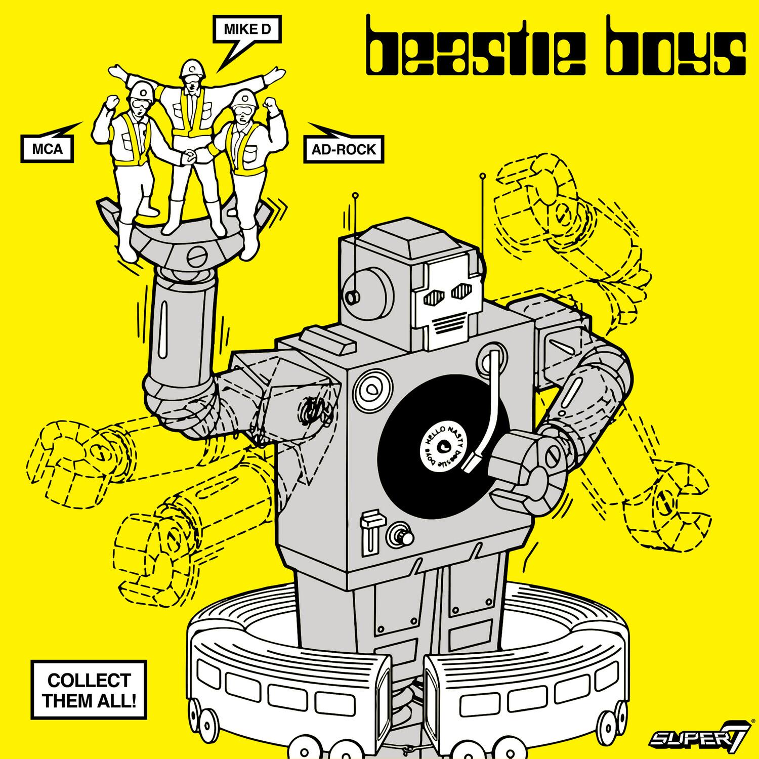MIKE D beaste boys MCA AD-ROCK HELLO HAST O0 m COLLECT THEM ALL! SUPER