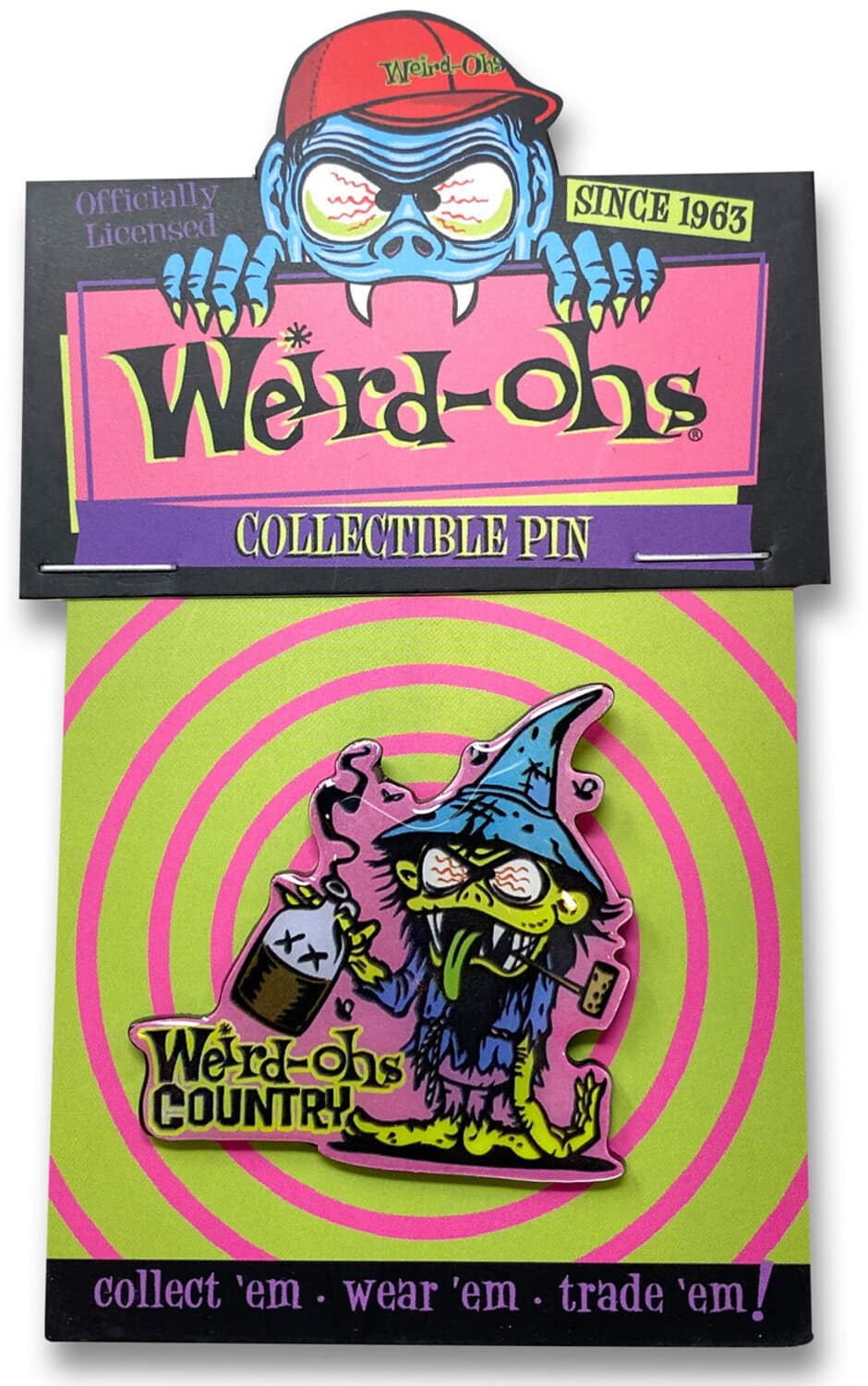 PopMarket - Retro-A-Go-Go! - Weird-Ohs - Hillbilly Country Collectible Pin - NOVELTIES - Multicolor