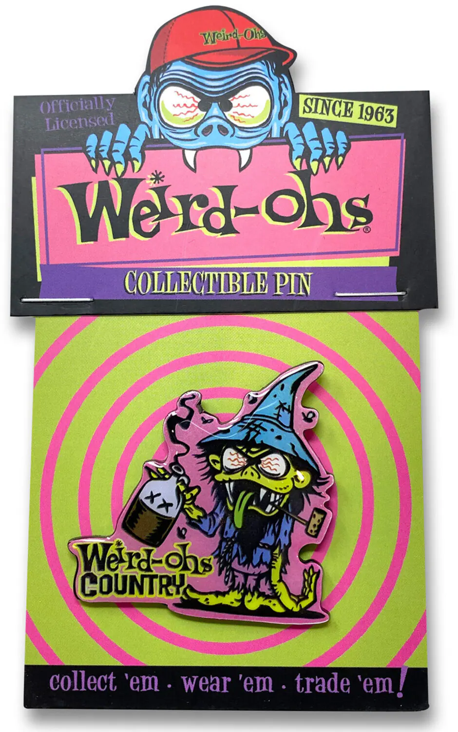 Weird-Ohs Officially SINCE 1963 Licensed COLLECTIBLE PIN

Weird-Ohs COUNTRY collect 'em wear 'em trade 'em!
