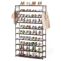 Brown 34" Wide - 10 Tier