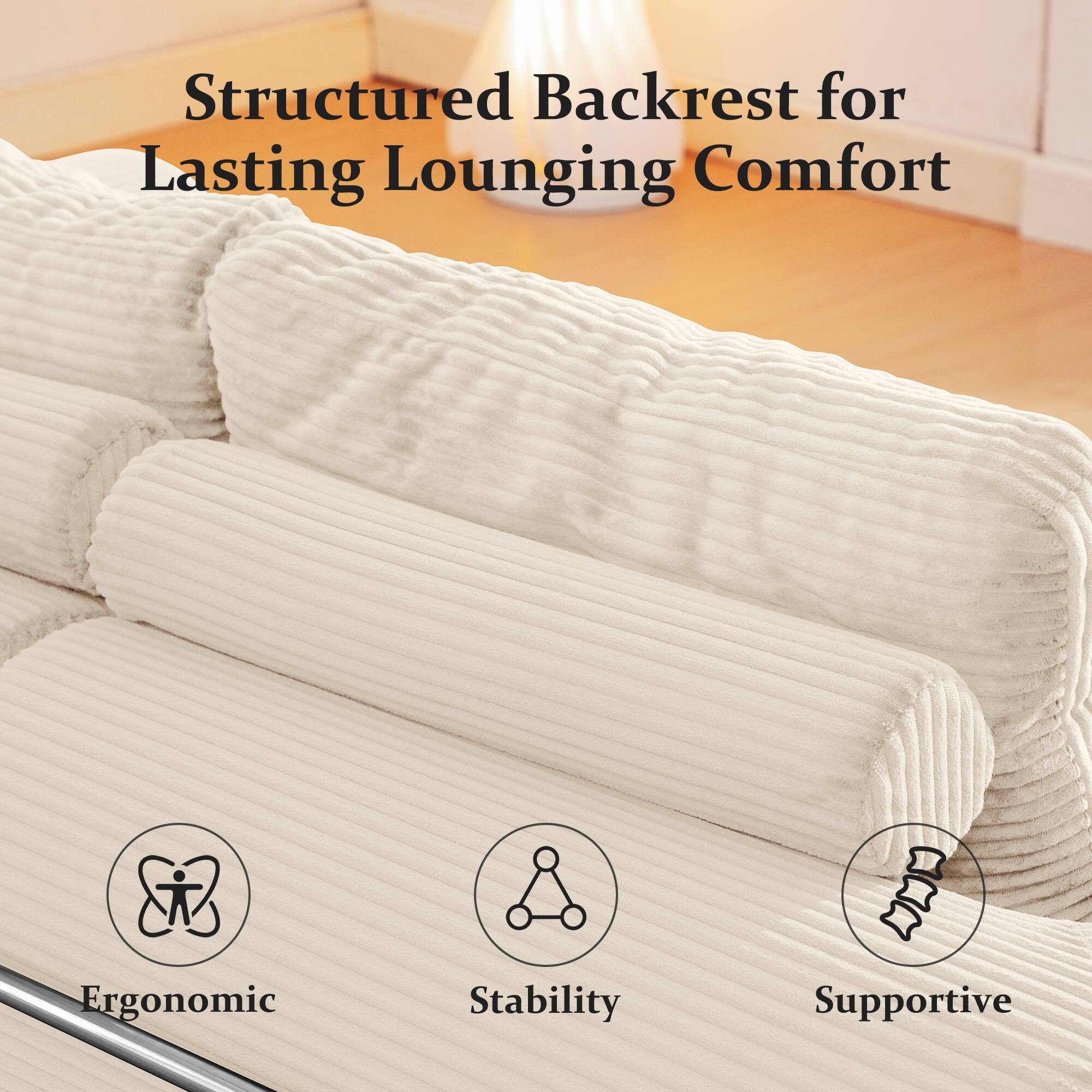 Structured Backrest for Lasting Lounging Comfort

Ergonomic Stability Supportive