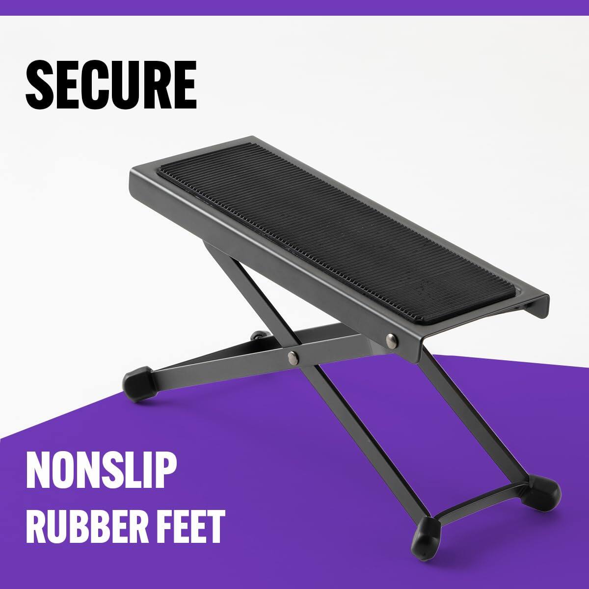 SECURE  
NONSIP RUBBER FEET