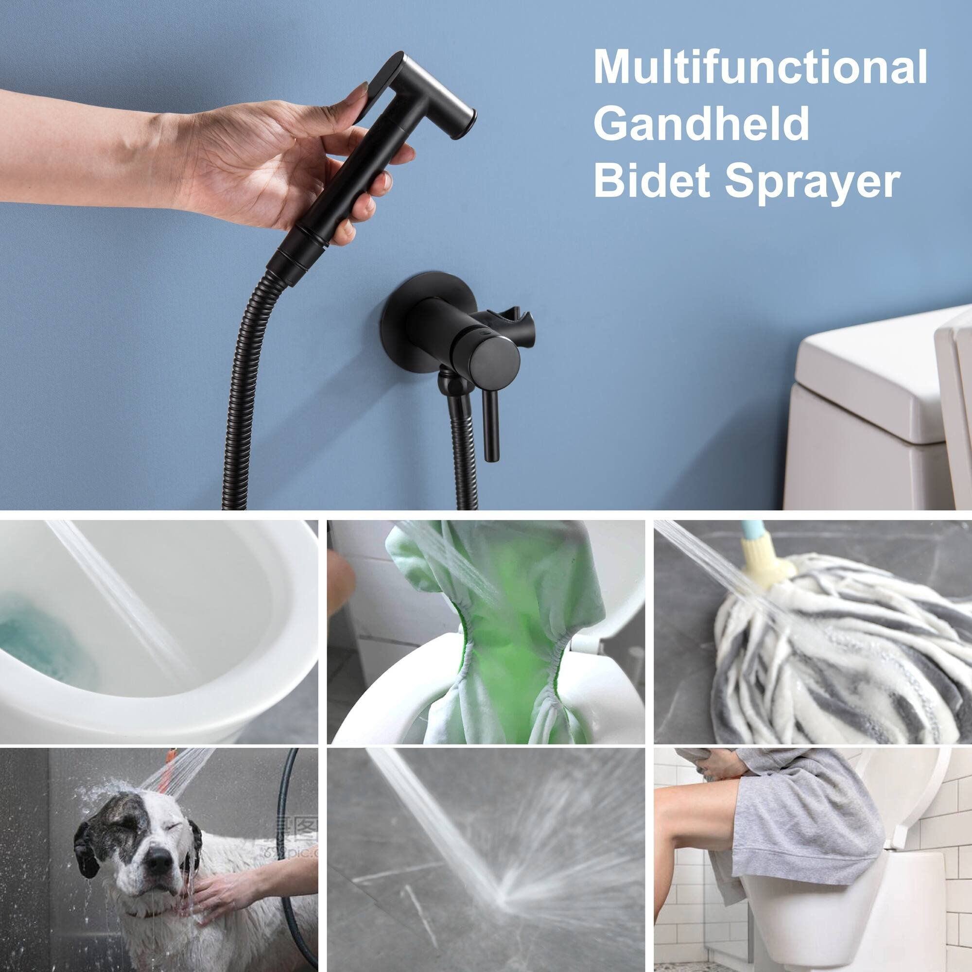 Multifunctional Gandheld Bidet Sprayer